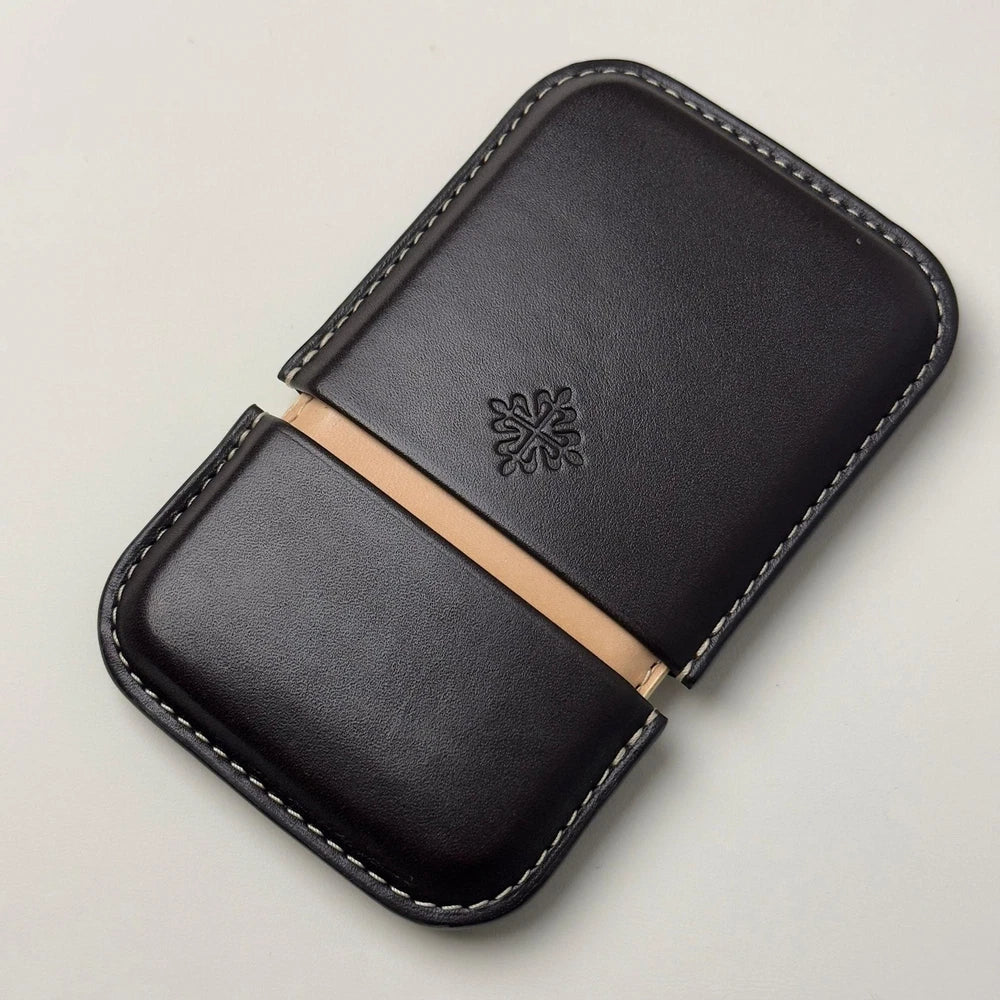 PATEK PHILIPPE CALATRAVA LUXURY LEATHER CARD CASE