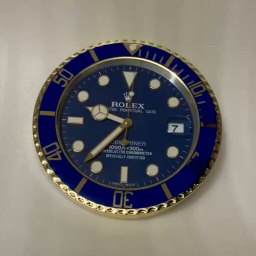 ROLEX WALL CLOCK – SUBMARINER – RL-51 EDITION – 35 CM DELUXE METAL WALL CLOCK