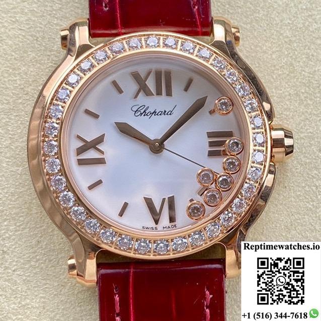 Chopard Happy Diamonds 277473-5009 Yf Factory 18K Rose Gold-Rep Time Watches