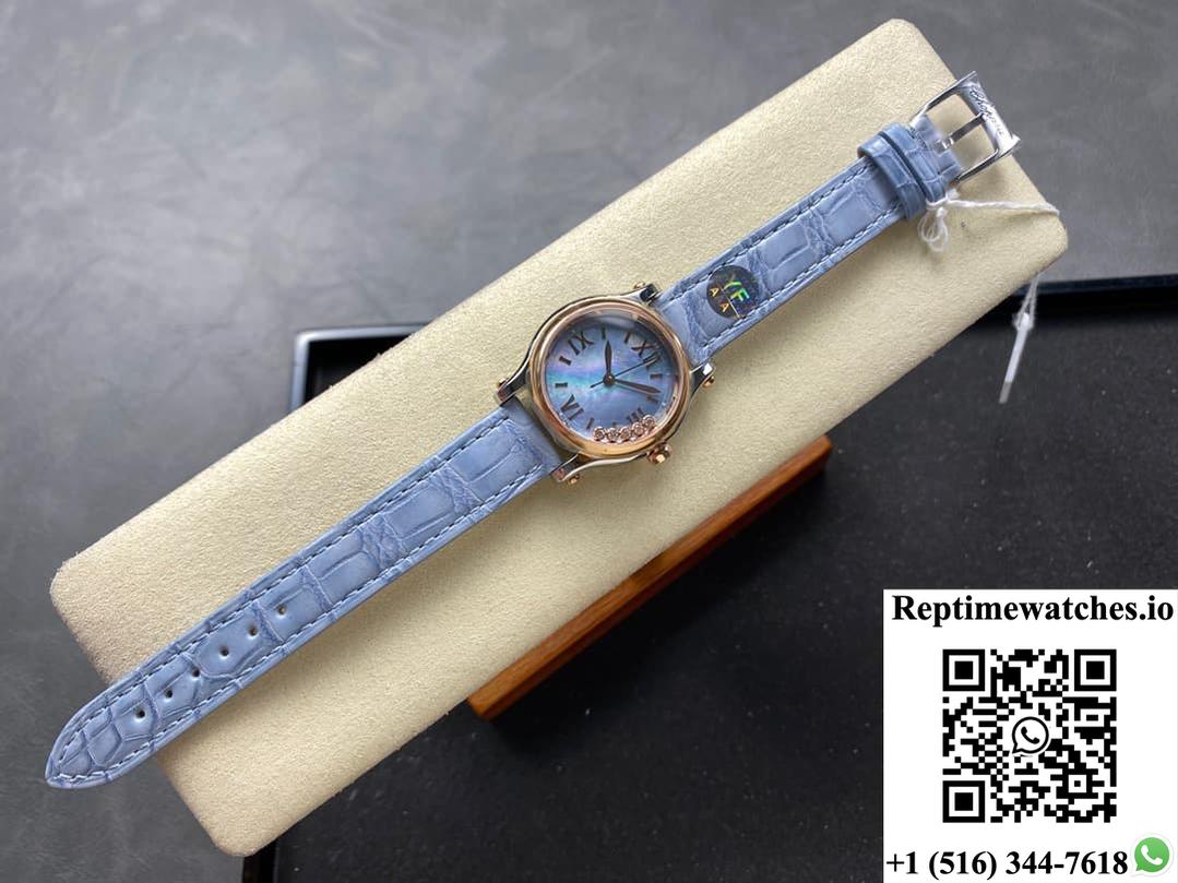 Chopard Happy Sport 278608-6013 Yf Factory Light Blue Dial-Rep Time Watches