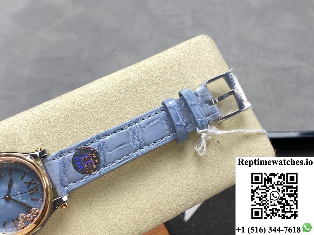Chopard Happy Sport 278608-6013 Yf Factory Light Blue Dial-Rep Time Watches