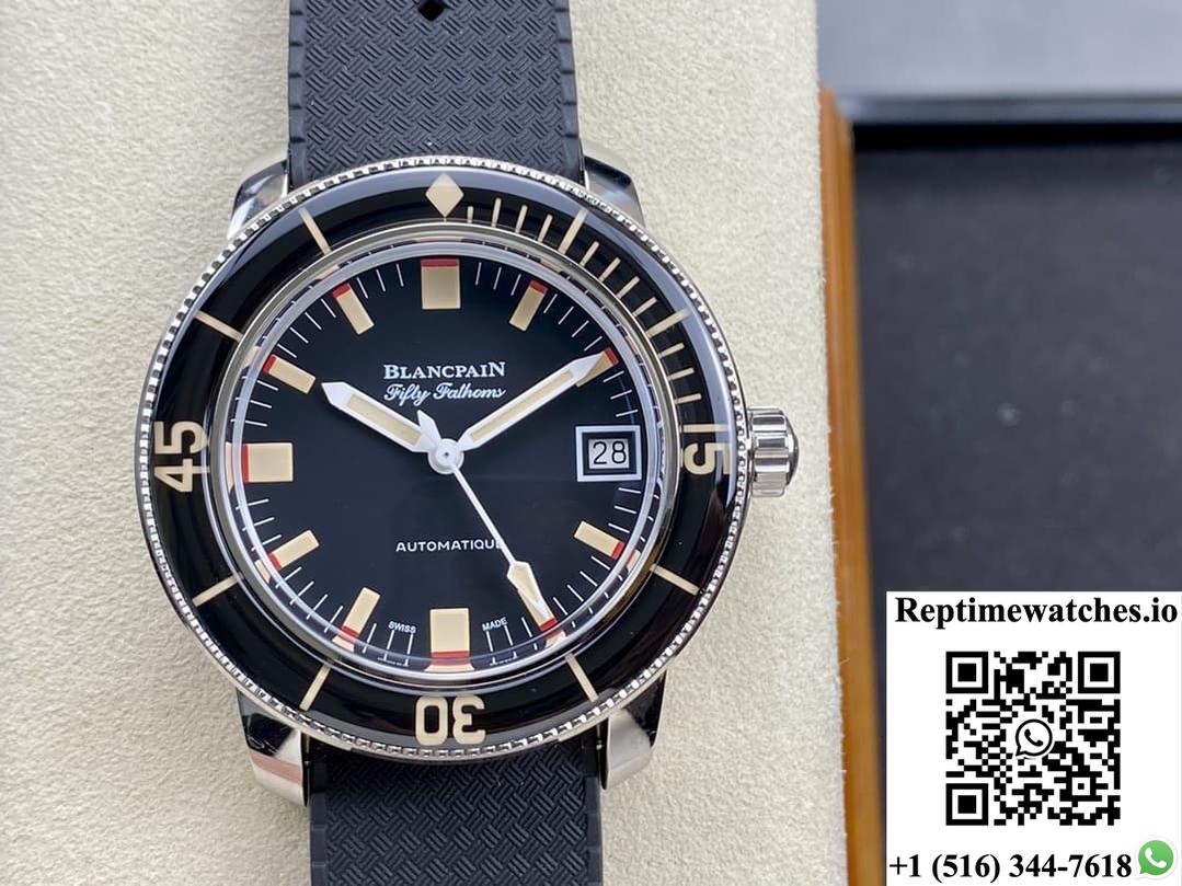 Blancpain Fifty Fathoms 5008B-1130-B52A Tw Factory Transparent Case Back-Rep Time Watches