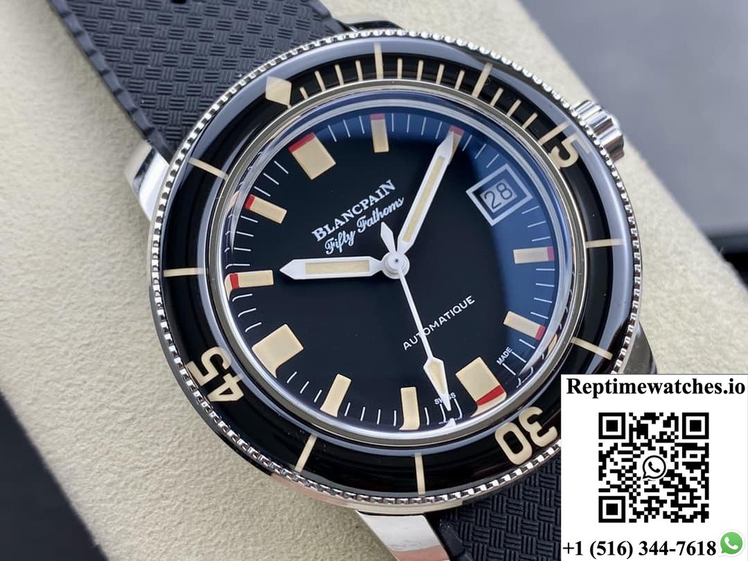 Blancpain Fifty Fathoms 5008B-1130-B52A Tw Factory Transparent Case Back-Rep Time Watches