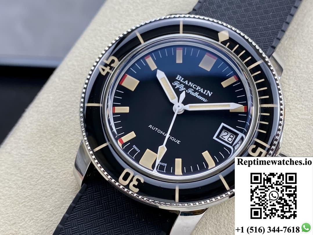 Blancpain Fifty Fathoms 5008B-1130-B52A Tw Factory Transparent Case Back-Rep Time Watches