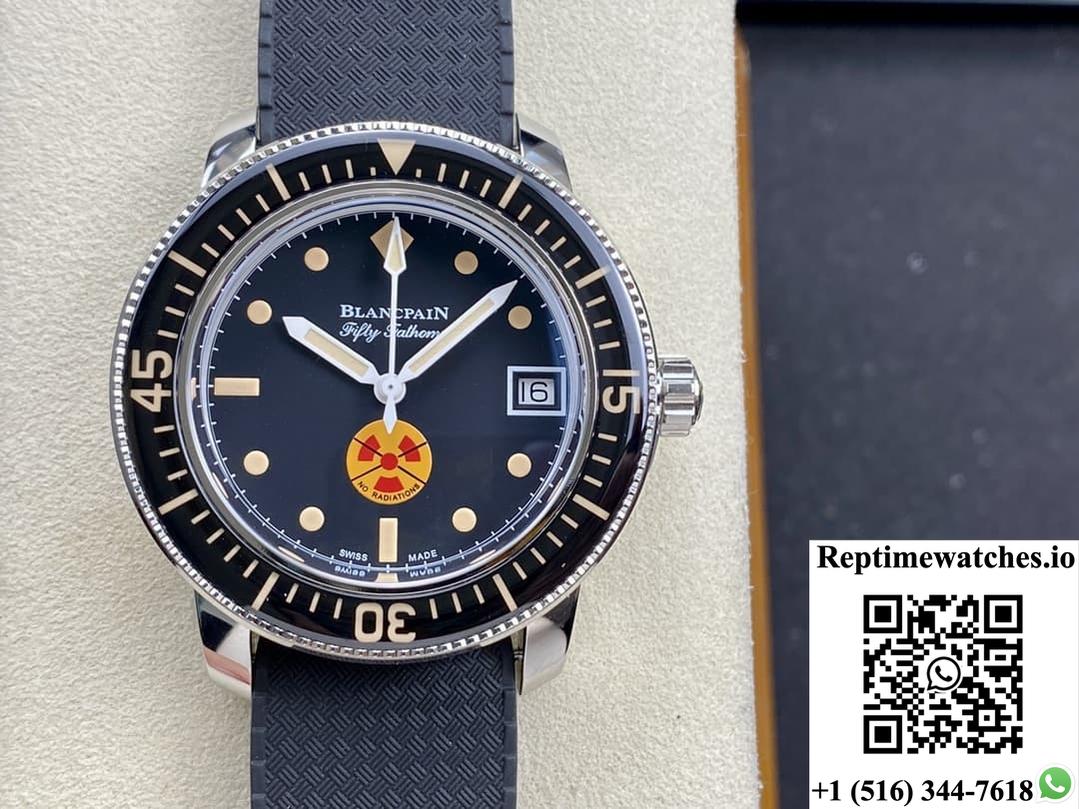 Blancpain Fifty Fathoms 5008D-1130-B64A Tw Factory Black Dial-Rep Time Watches
