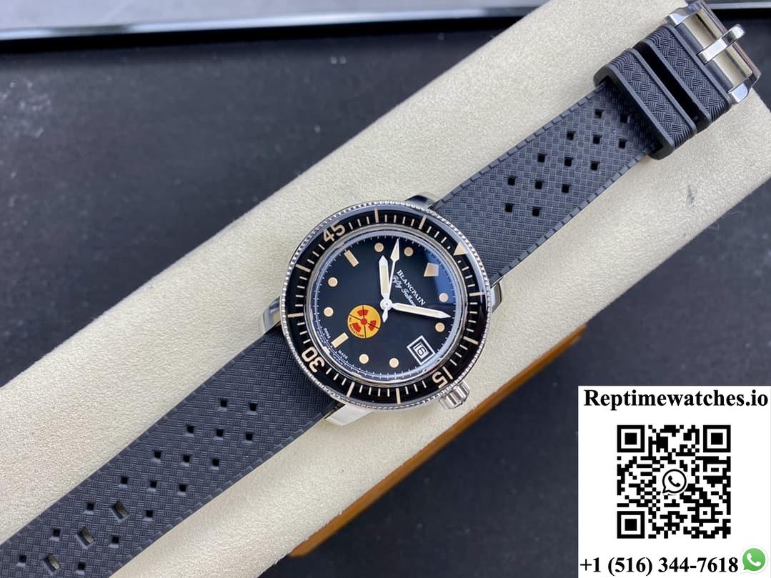 Blancpain Fifty Fathoms 5008D-1130-B64A Tw Factory Black Dial-Rep Time Watches