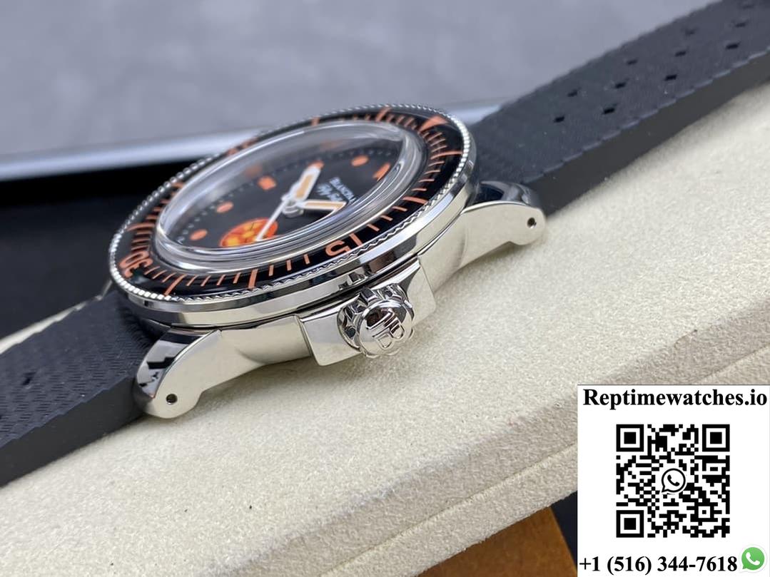Blancpain Fifty Fathoms 5008E-1130-B64A Tw Factory Rubber Strap-Rep Time Watches