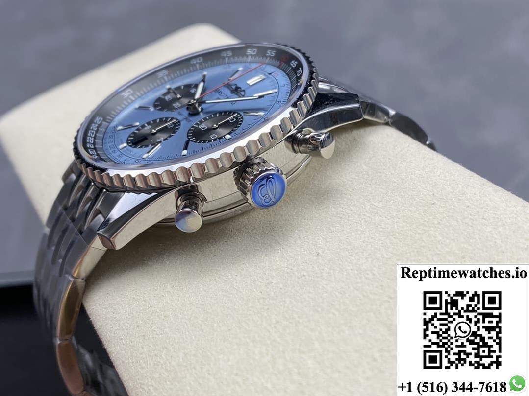 Breitling Aviation Chronograph1 Ab0139241C2A1 Bls Factory Luminous Hour Markers-Rep Time Watches