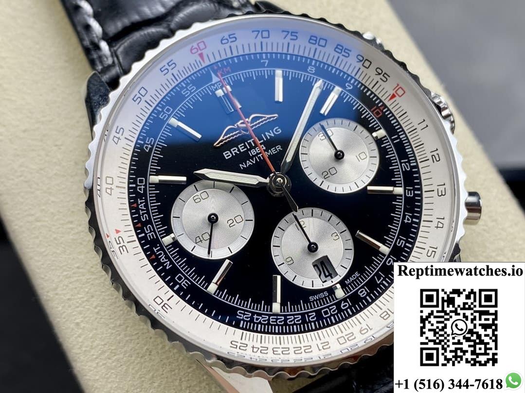 Breitling Aviation Chronograph1 Ab0137211B1P1 Bls Factory Alligator Leather Strap-Rep Time Watches