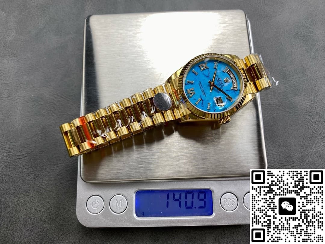 Rolex Day-Date model m128238-0071 8+ Factory date display