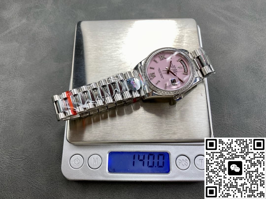 Rolex Day-Date model M128399TBR-0009 8+ Factory Diamond Bezel