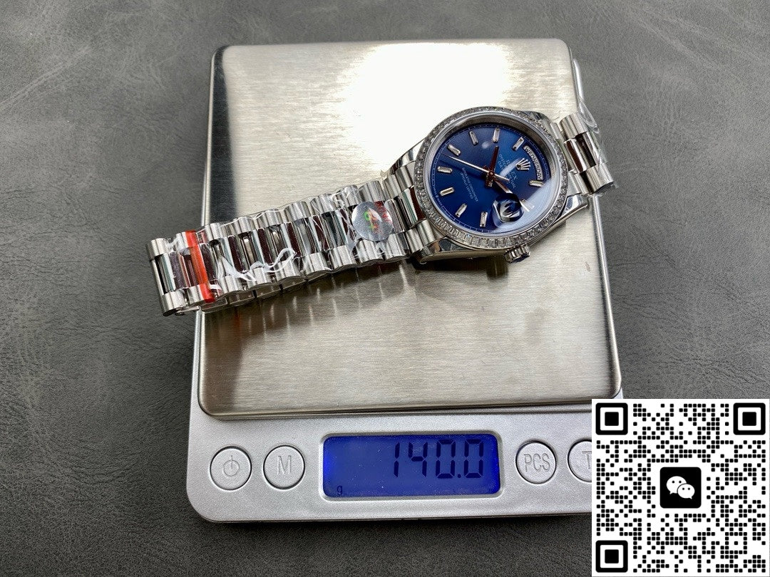 Rolex Day-Date model M128399TBR-0027 8+ Factory stainless steel case