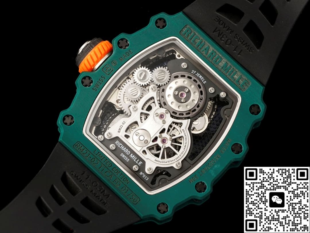 Richard Miller Men’s RM21-02 RM Factory Rubber Strap