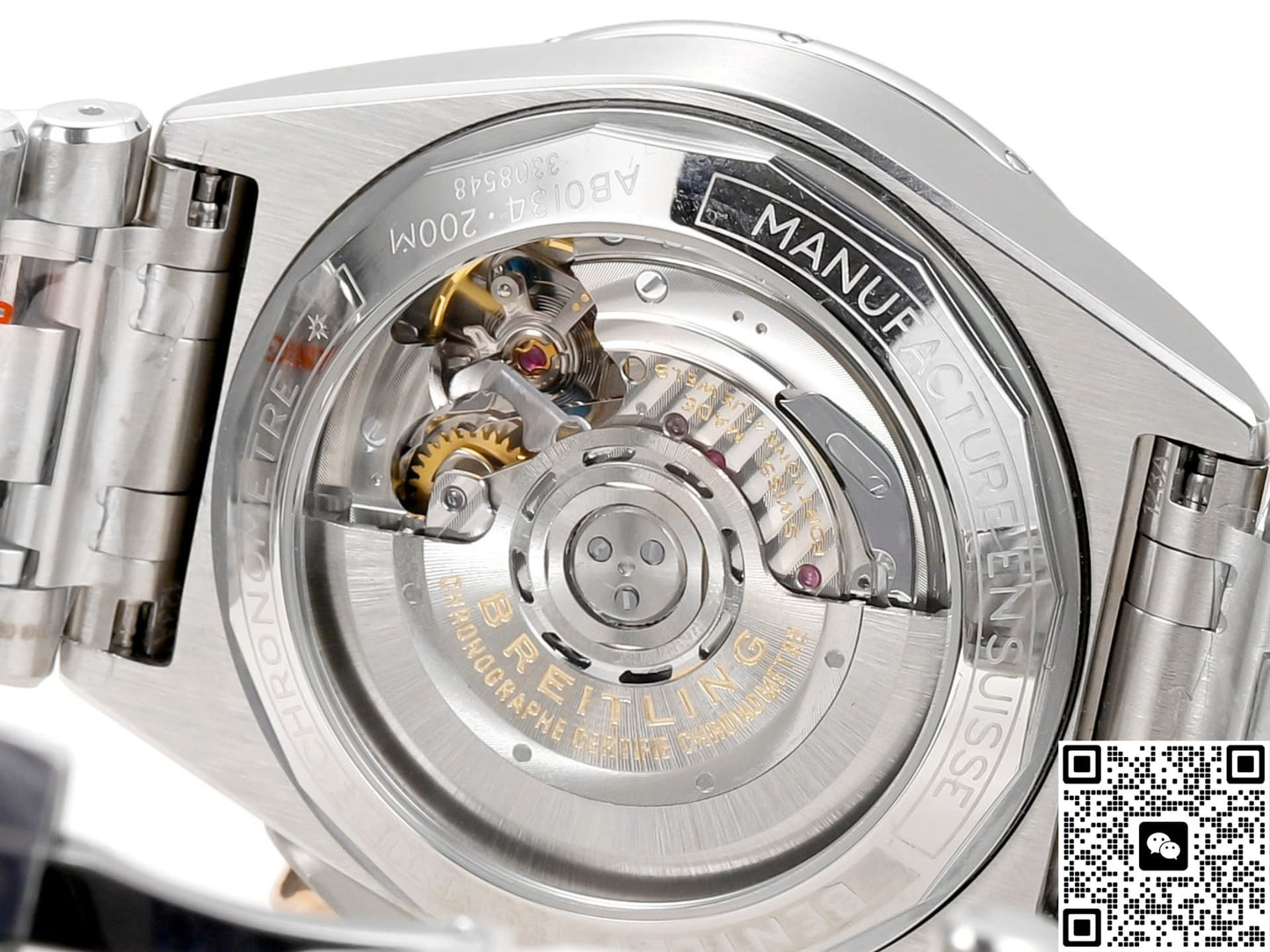 Breitling Chronomat UB0134101B1U1 BLS Factory Red Gold Strap