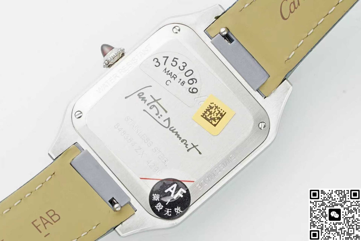 Cartier Santos WGSA0096 AF Factory Square Dial