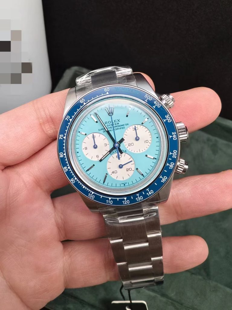 Adg Replica Rolex Daytona Tiffany Blue Dial with 4130 Movement