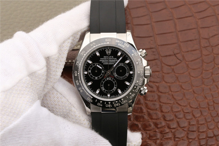 Ar Factory Replica Rolex Daytona 116500ln 904l Stainless Steel Case Asian 4130 Movement