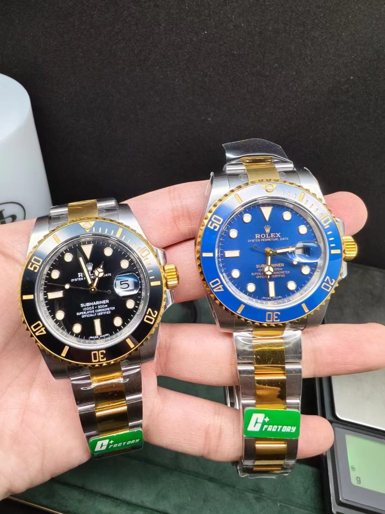 C Factory Replica Rolex Submariner Two Tone Gain Weight