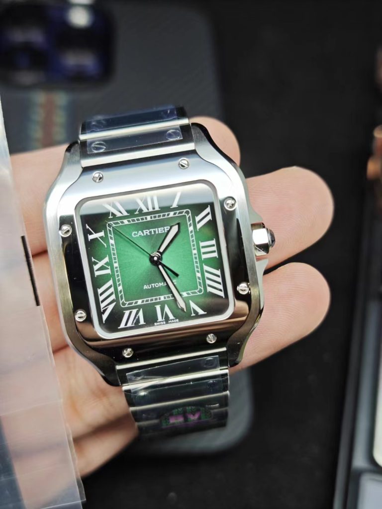 Bv Factory Lady Cartier Santos Green
