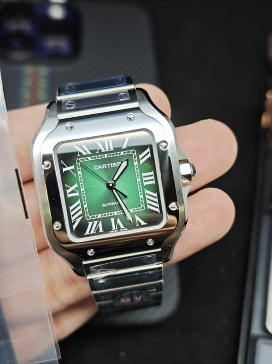 Bv Factory Lady Cartier Santos Green