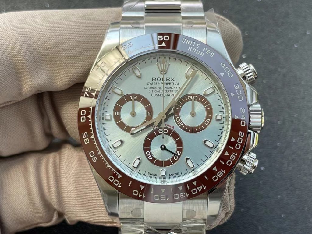 Clean Factory Replica Rolex 116506 Daytona Ice Blue with Dandong 4130 Movement