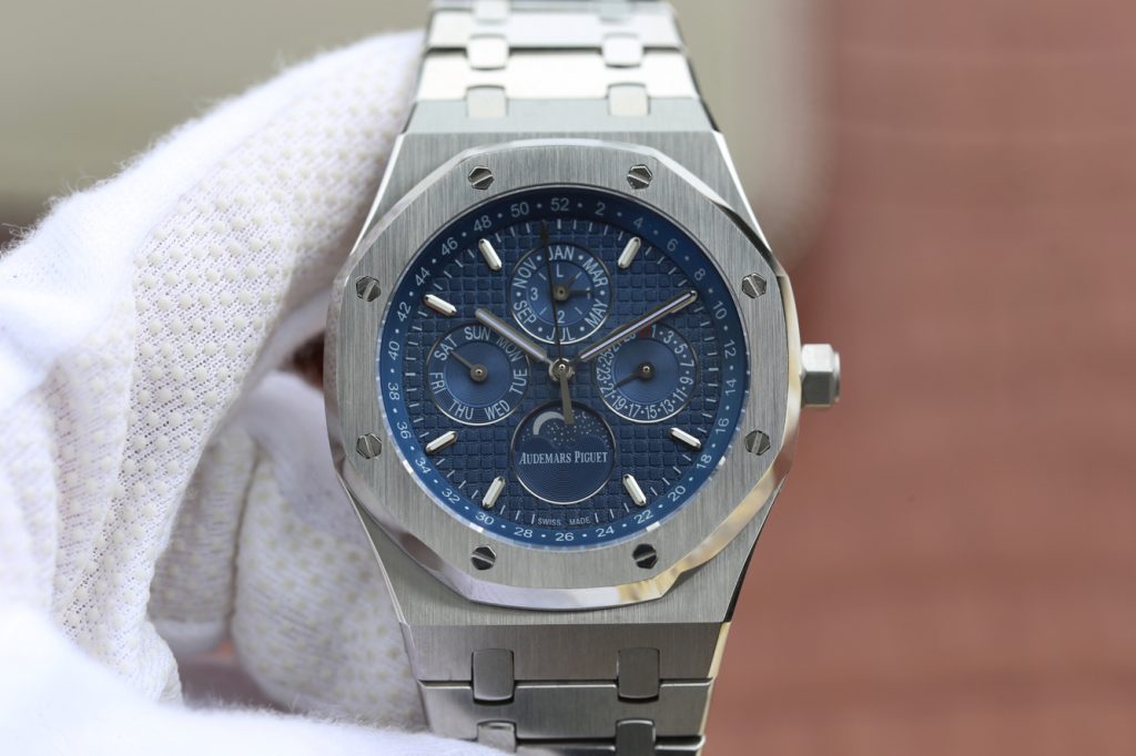 J12 Factory Replica Audemars Piguet Royal Oak Perpetual Calendar 26574 with Clone 5134 Movement