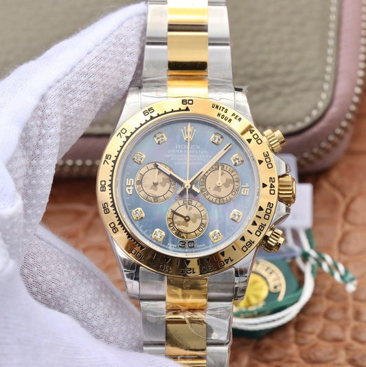 Jh Factory Replica Rolex Daytona 116503 Two Tone with Blue Mop Dial