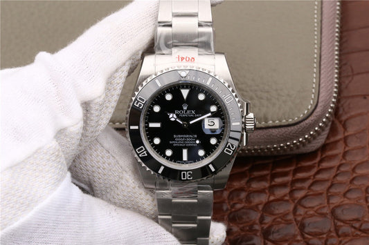 Noob Factory V9 Replica Rolex Submariner 116610ln Black Ceramic Bezel 904l Steel Case with Super 3135 Movement