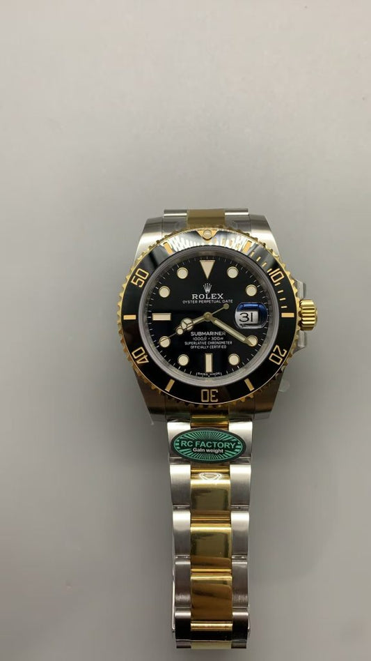 Rc Factory Replica Rolex Submariner Two Tone with Gain Weight