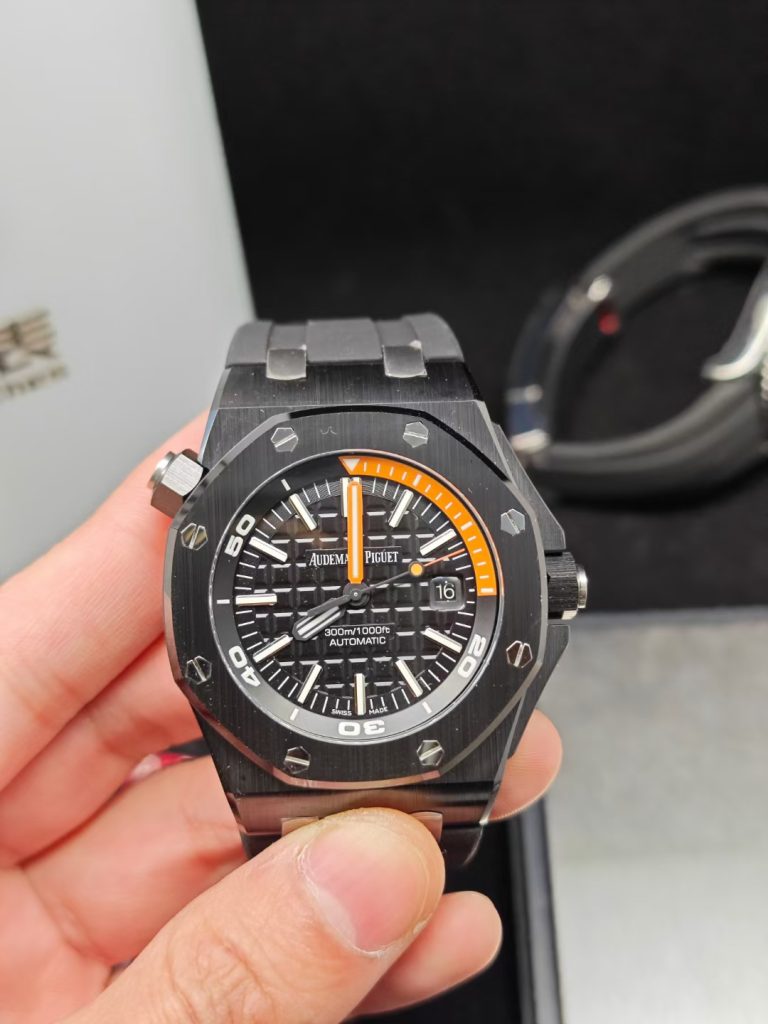 Z Factory Replica Audemars Piguet Diver 15707 Ceramic Black