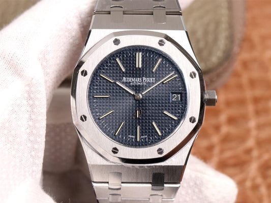 Xf Factory Replica Audemars Piguet Royal Oak Jumbo Extra Thin 15202 Blue Dial with A2121 Movement