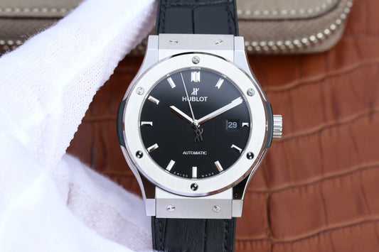Jj Factory Replica Hublot Classic Fusion 511 Nx 1170 Lr Black Titanium Watch with Hub1112 Movement