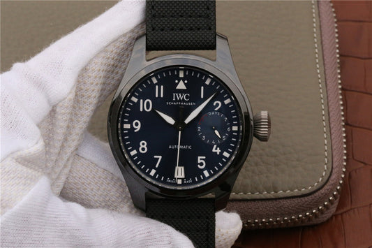 Zf Factory Replica Iwc Big Pilot Iw502003 Clone 51111 Movement Ceramic Case Blue Dial