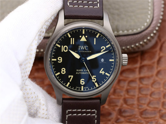 Gs Factory Replica Iwc Mark Xviii Iw327006 Titanium Watch with Clone 35111 Movement Free Nylon Strap