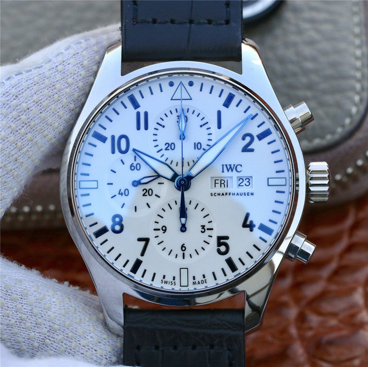 Zf Factory Replica Iwc Pilot Chrono Iw377725 150 Years Anniversary Edition with Asia Valjoux 7750