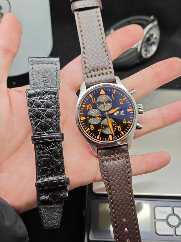 Replica Iwc Pilot Chrono with Original Sw500 Movement
