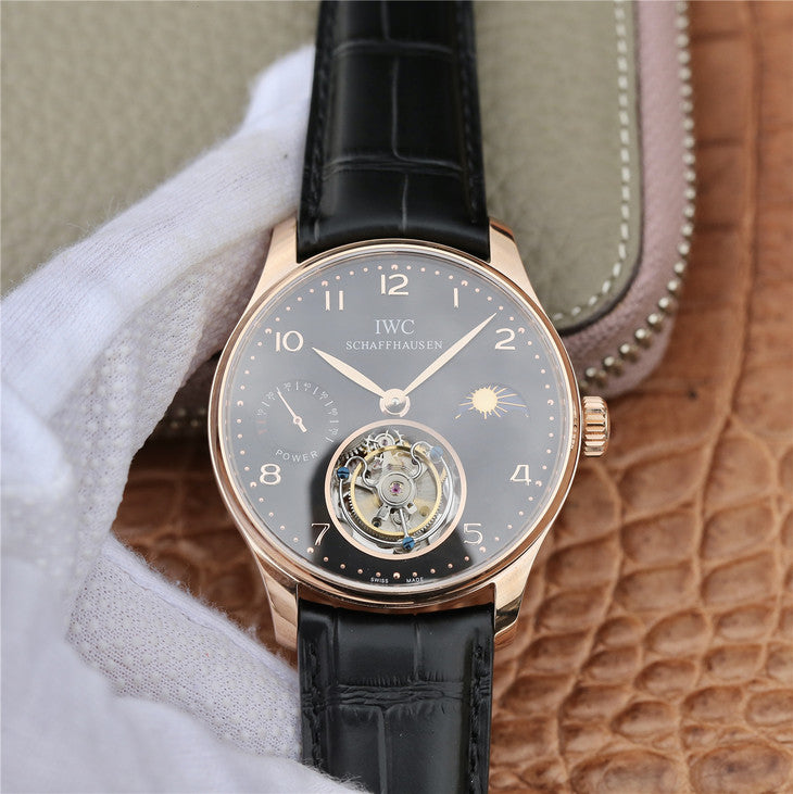 Replica Iwc Portuguese Tourbillon Watch with 72 Hour Power Reserve Day Night Display