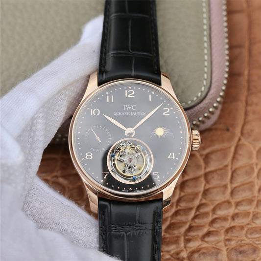 Replica Iwc Portuguese Tourbillon Watch with 72 Hour Power Reserve Day Night Display