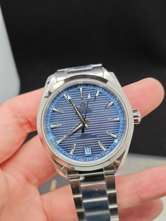 Vs Factory Replica Omega Seamaster Aqua Terra Ice Blue