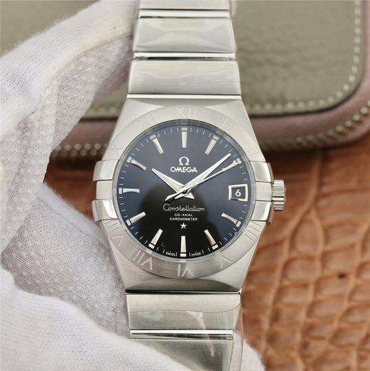 Vs Factory Replica Omega Constellation Co Axial 38mm Black Dial with Super Clone 8500 Movement