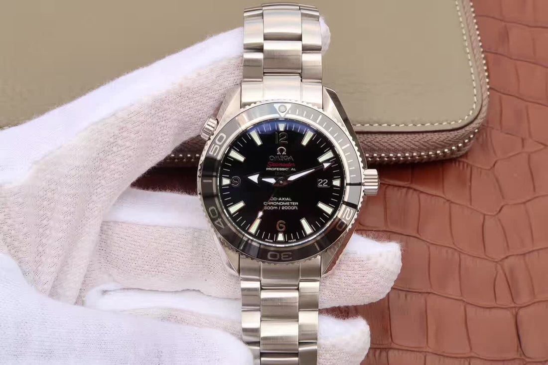 Noob V5 Edition Replica Omega Planet Ocean 42mm Liquidmetal Swiss Eta 2824 2 with Free Strap
