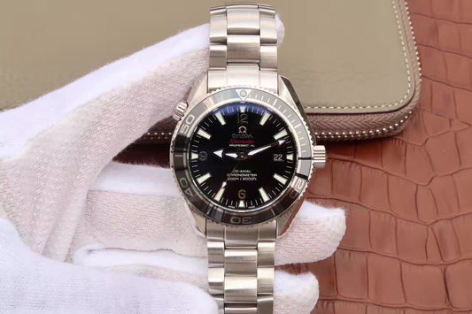 Noob V5 Edition Replica Omega Planet Ocean 42mm Liquidmetal Swiss Eta 2824 2 with Free Strap