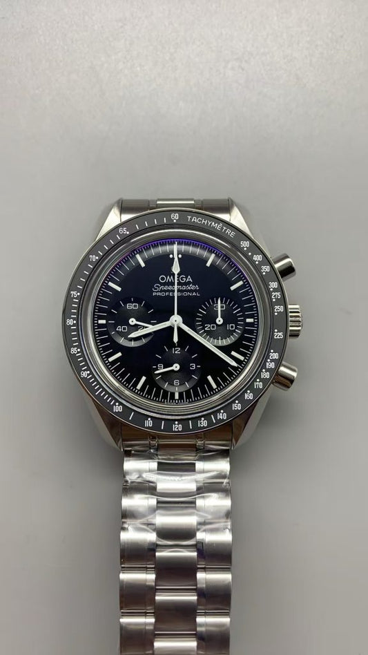 B Factory Replica Omega Speedmaster Moon Watch with Lemania Manual Winding Movement