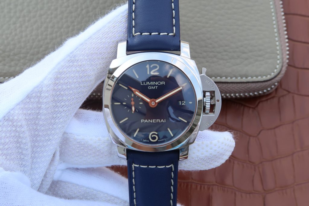 Vs Factory V2 Edition Replica Panerai Pam 688 Luminor Gmt Blue Watch with Clone P 9001 Movement
