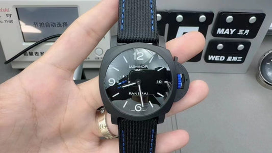 Vs Factory Replica Panerai Luminor Gmt Pam 1176 Ceramic Blue