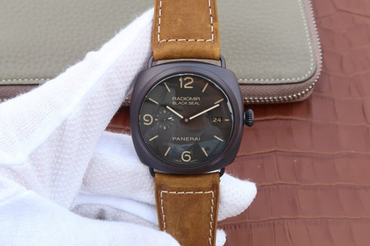 Vs Factory V3 Edition Replica Panerai Pam 505 Radiomir Black Seal Ceramic Watch with Super Clone P 9000