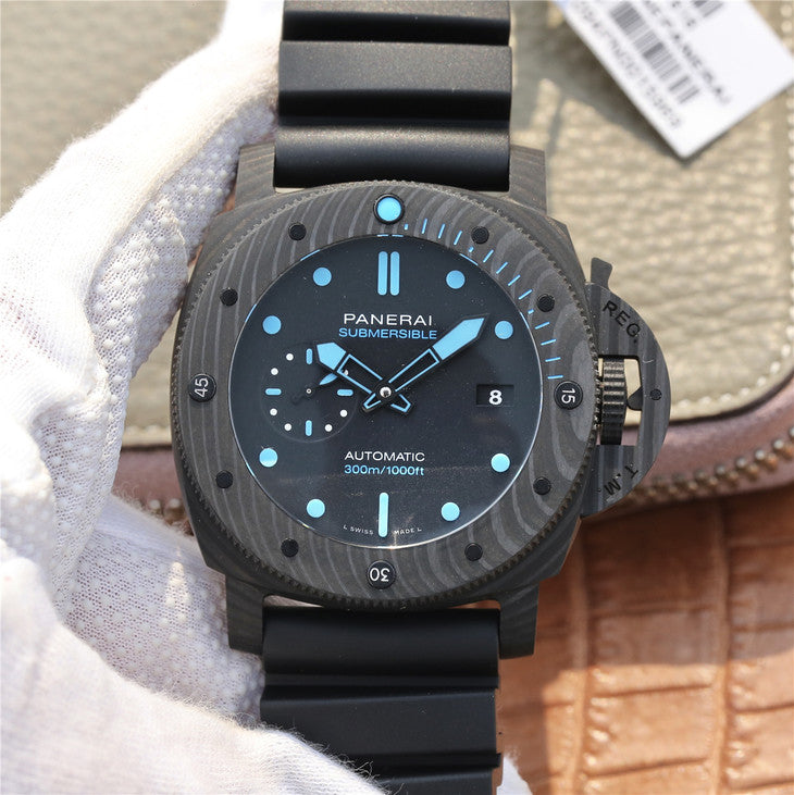 Vs Factory Replica Panerai Pam 1616 Submersible Carbotech with P 9000 Movement
