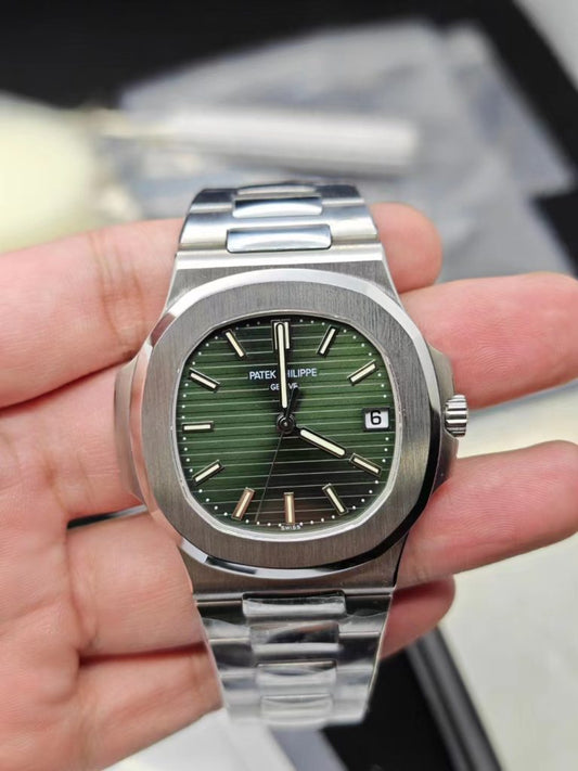3kf Replica Patek Philippe Nautilus 5711 Green with Buff Dial