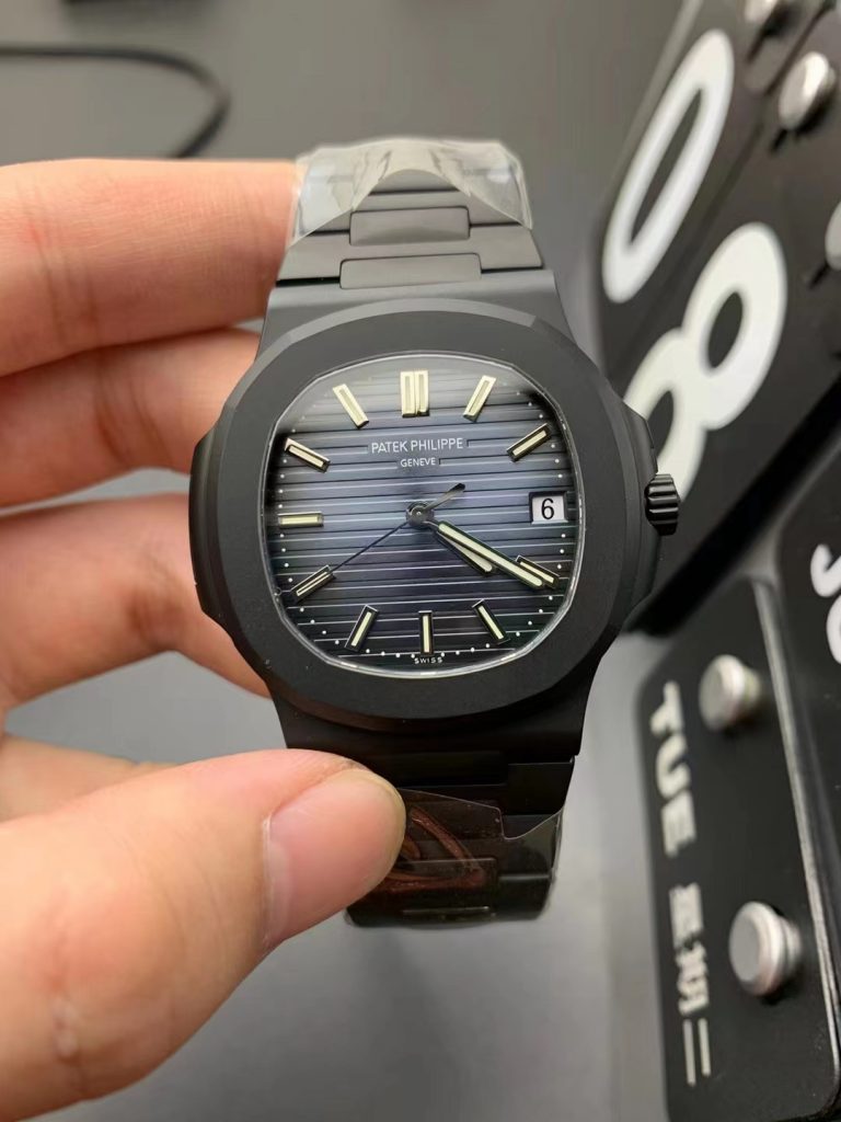 Ppf V4 Replica Patek Philippe Nautilus 5711 Dlc Black Watch