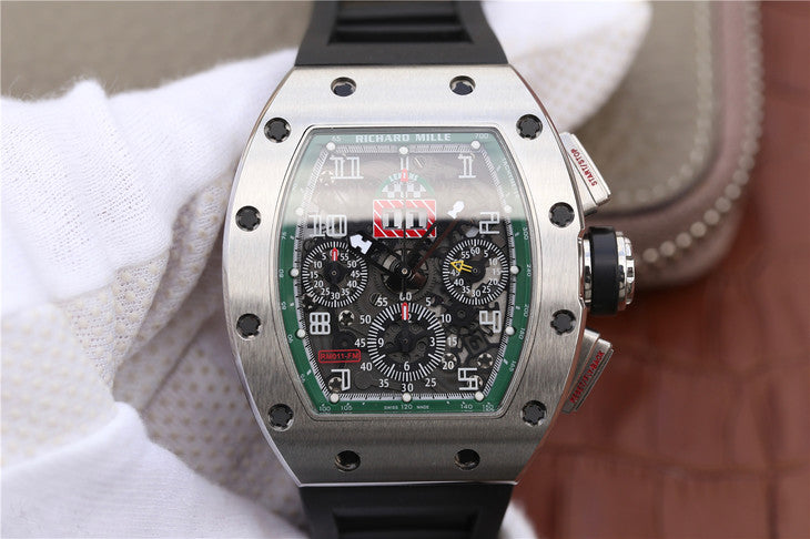 Replica Richard Mille Rm011 Felipe Massa Green Watch with Asian Valjoux 7750 Movement